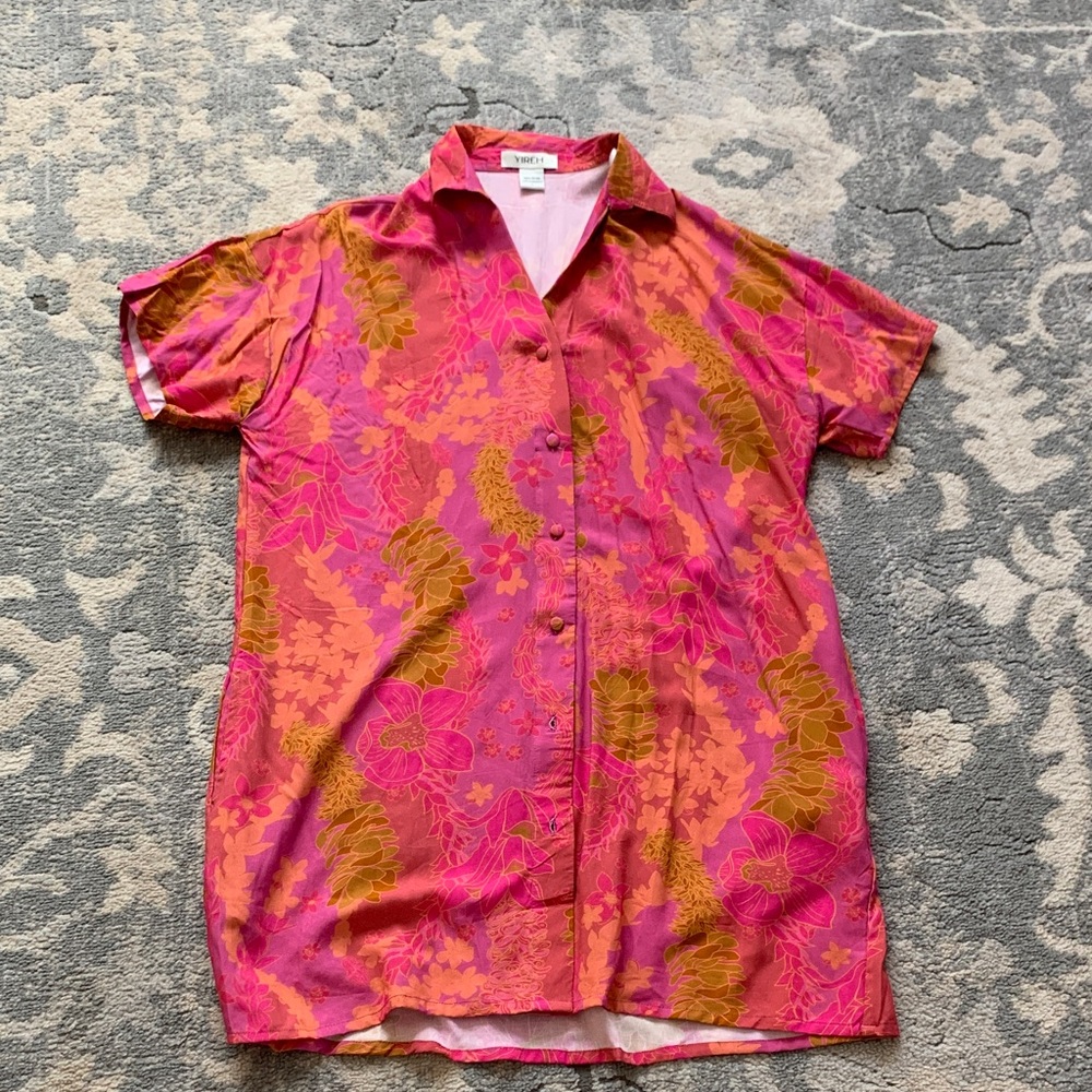 Yireh Rhea Dress in Lei Day (Pitaya Pink)
